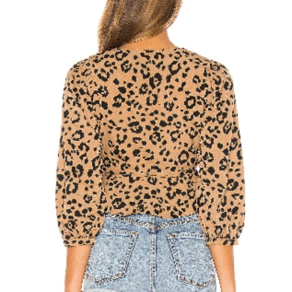 Leopard Print Crop Top - Picture 3 of 3